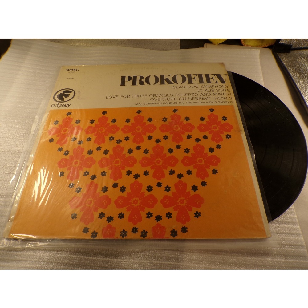 Prokofiev Classical Symphony Max Goberman Vienna New Symphony Odyssey Vinyl LP